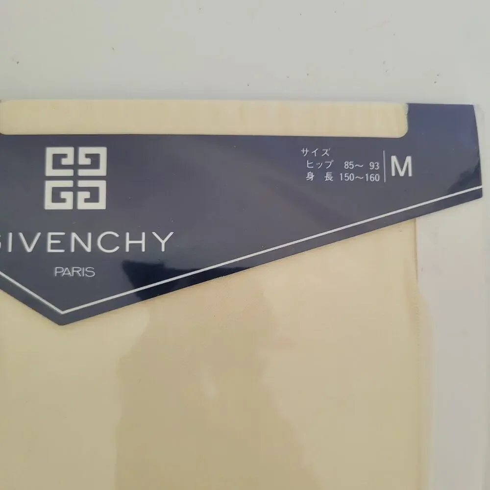Givenchy Pantyhose Lot Of 2 M 85-93‎ 83 Greish 67 Ivory Vintage